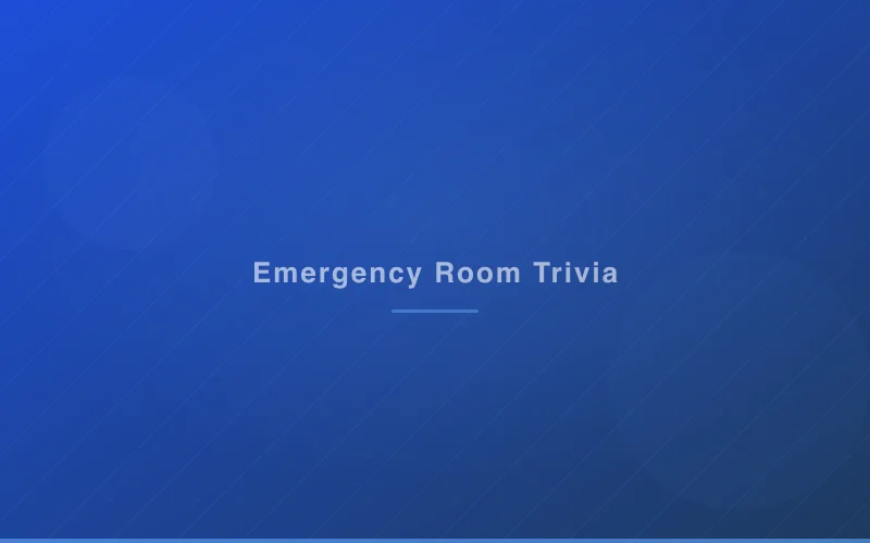The Pitt Trivia Quiz